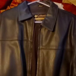 Columbia sportswear leather jacket XXL never worn